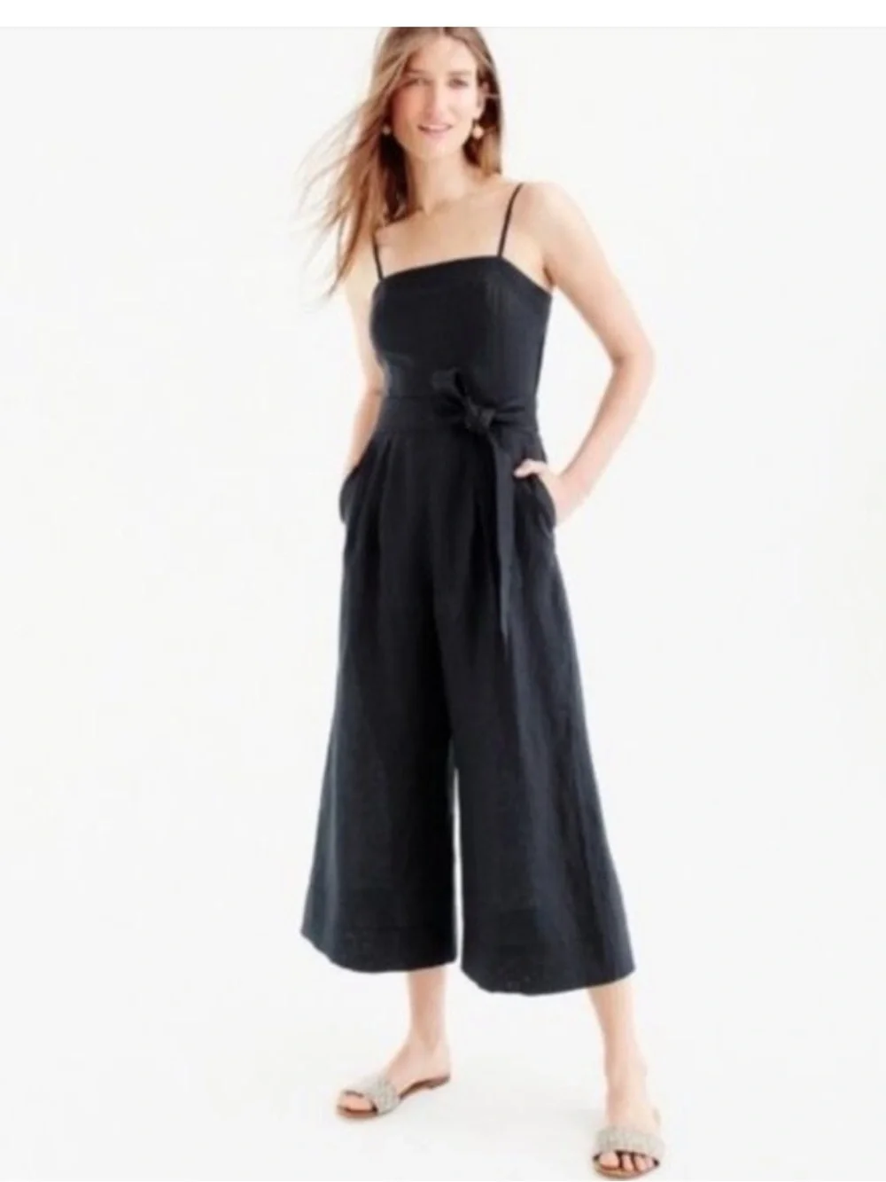 J. Crew Linen Jumpsuit - Picture 2 of 7